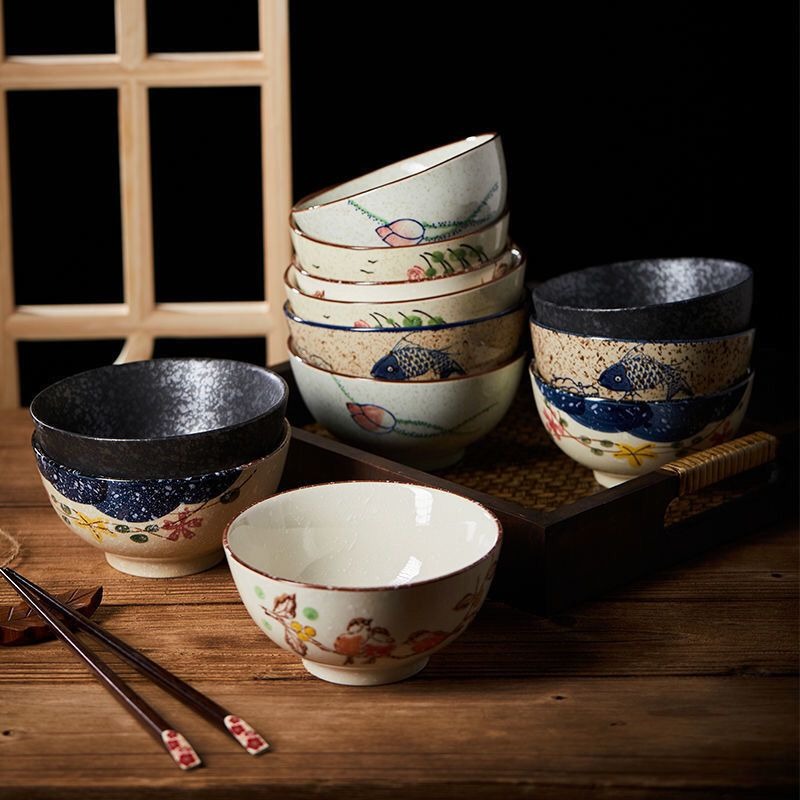 Commercial Kitchen Items - 5inch Japanese Style Ceramic Rice Bowl