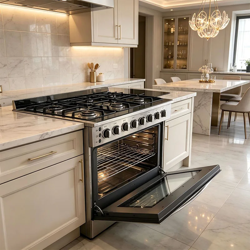 Commercial 6-Burner Gas Stove  - Commercial Kitchen Stove review and price