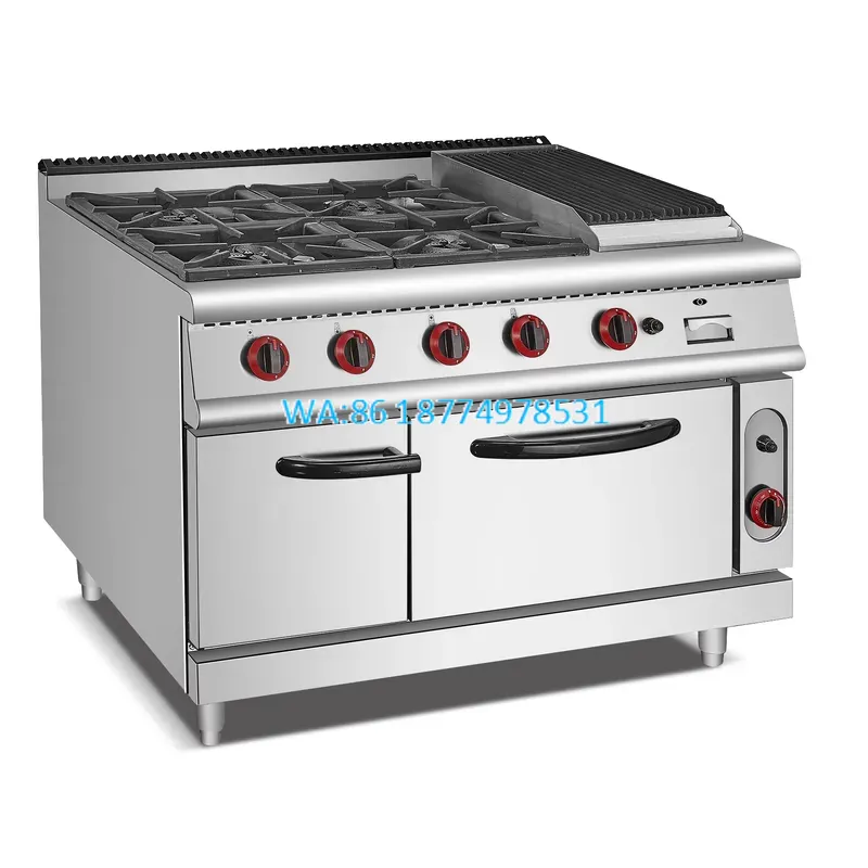 Wmwmnu Commercial 4 Burner Gas - Commercial Kitchen Stove review and price