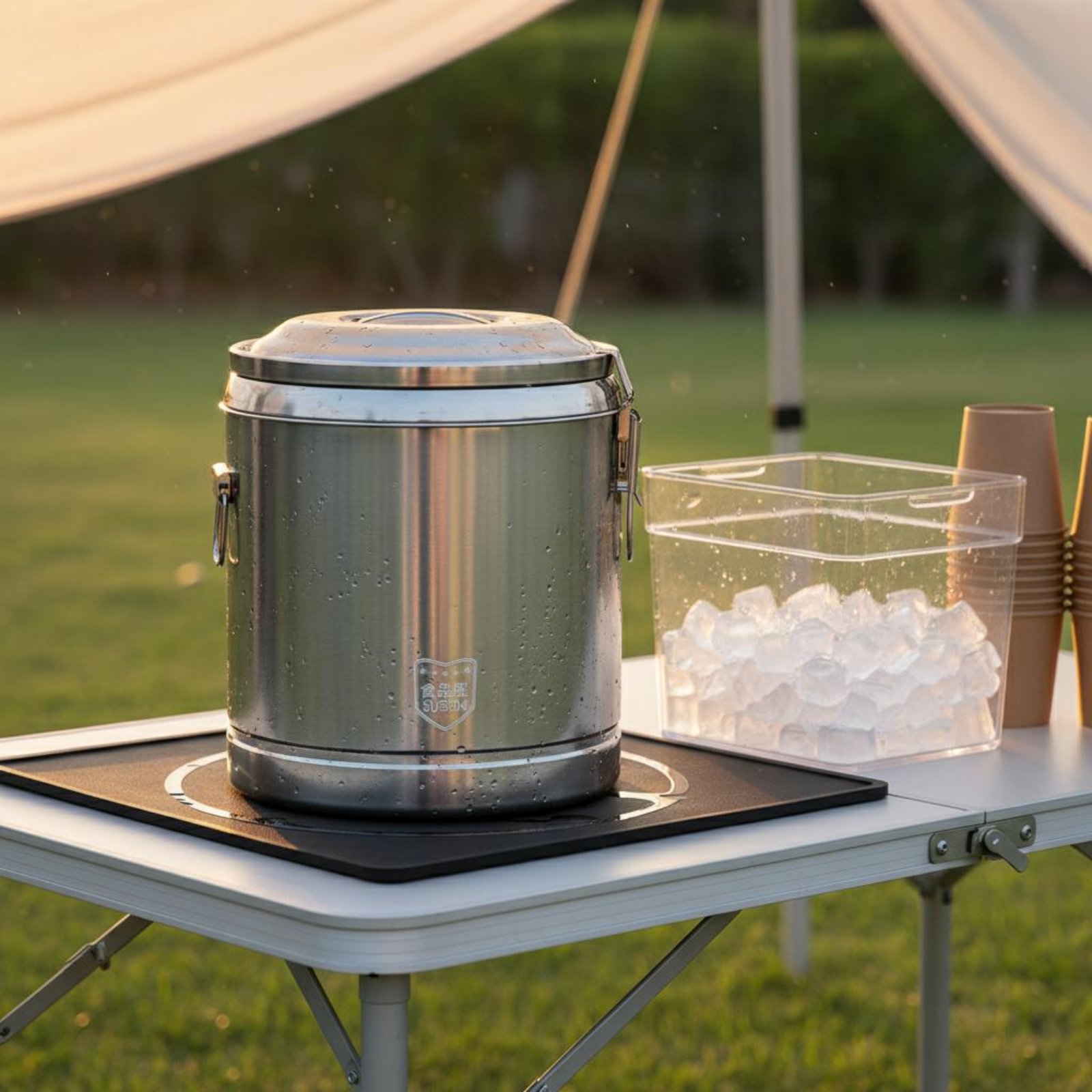 Stainless Steel Insulated Barr - Cold Drink Dispenser review and price