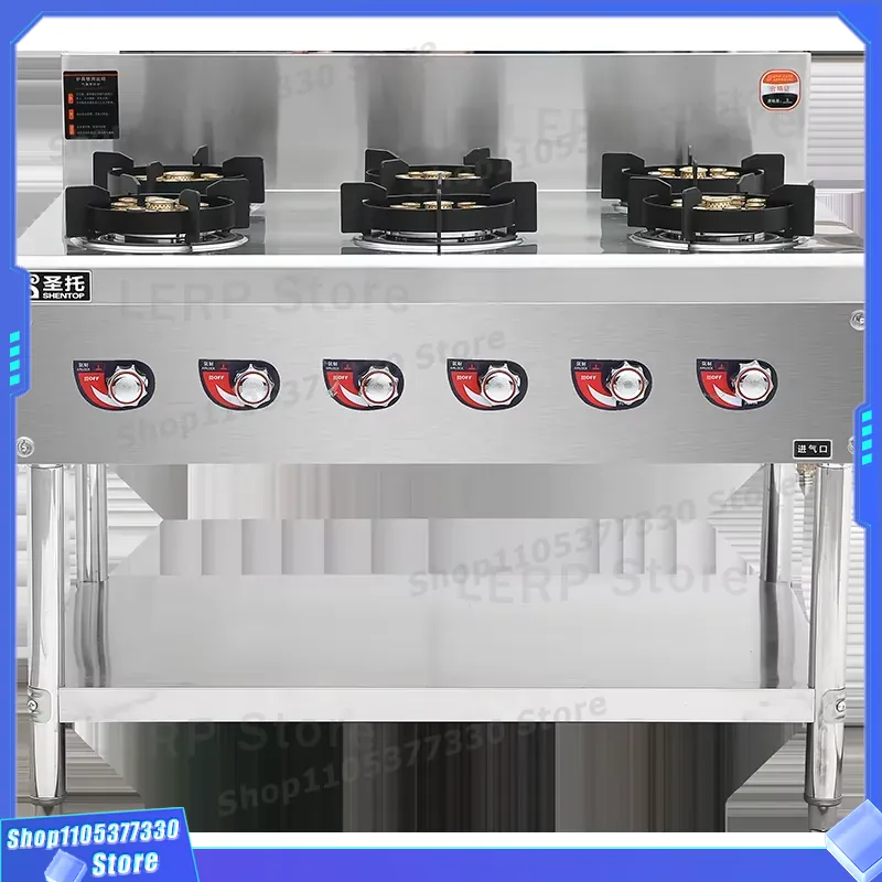 Commercial 6 Burner Gas Stove  - Commercial Kitchen Stove review and price
